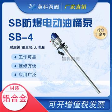 防爆（bào）鋁合金電動抽液泵